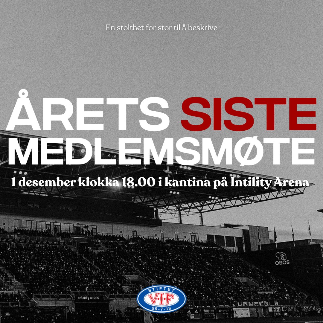 Minner om denne i dag 👇🏼
Registrering og dører åpner 17:30!