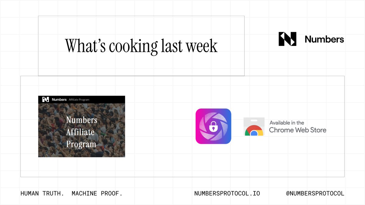 numbersprotocol's tweet image. Last week’s recap time!

We shipped two things that have been on our “this needs to exist” list for a while:

1. ProofSnap is now live on the Chrome Web Store.
Meaning: you can finally turn the stuff you see in your browser into verifiable screenshots

Screenshots are still the…