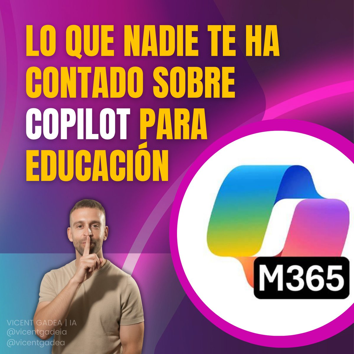 vicentgadea's tweet image. 🎓🤖 Si tu centro educativo ya utiliza Microsoft Copilot, ¡estás de enhorabuena!

Porque ahora puedes hacer mucho más que resolver dudas o generar textos: puedes diseñar clases completas, alinearlas con la LOMLOE, crear rúbricas automáticas, y hasta generar tarjetas de…