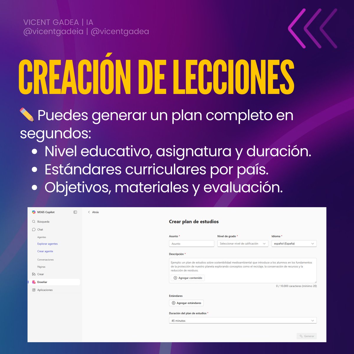 vicentgadea's tweet image. 🎓🤖 Si tu centro educativo ya utiliza Microsoft Copilot, ¡estás de enhorabuena!

Porque ahora puedes hacer mucho más que resolver dudas o generar textos: puedes diseñar clases completas, alinearlas con la LOMLOE, crear rúbricas automáticas, y hasta generar tarjetas de…