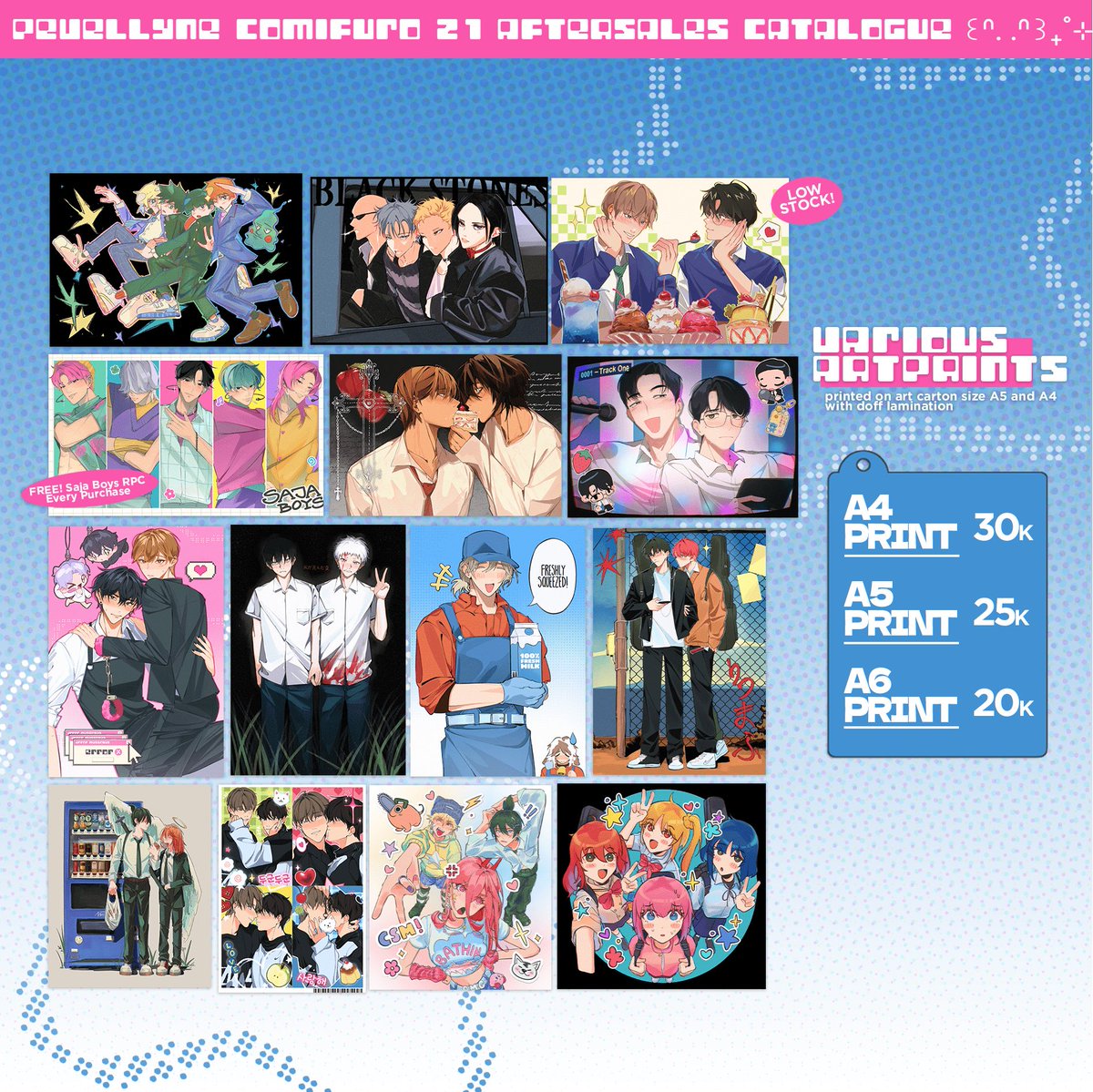 pevellynee's tweet image. 2/2

🍀 form link: form.jotform.com/253339065369061

*most litc items are low in stock, i won’t do restock after this batch.