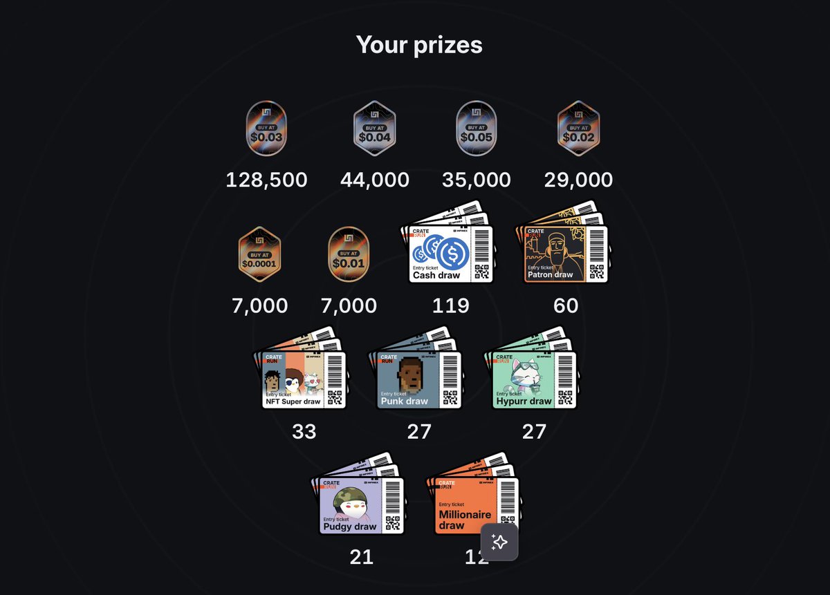 waleswoosh's tweet image. I just claimed my Infinex CT crates, how did I do?

Block everyone who talked sh*t about Infinex last week, this is the greatest app in crypto right now