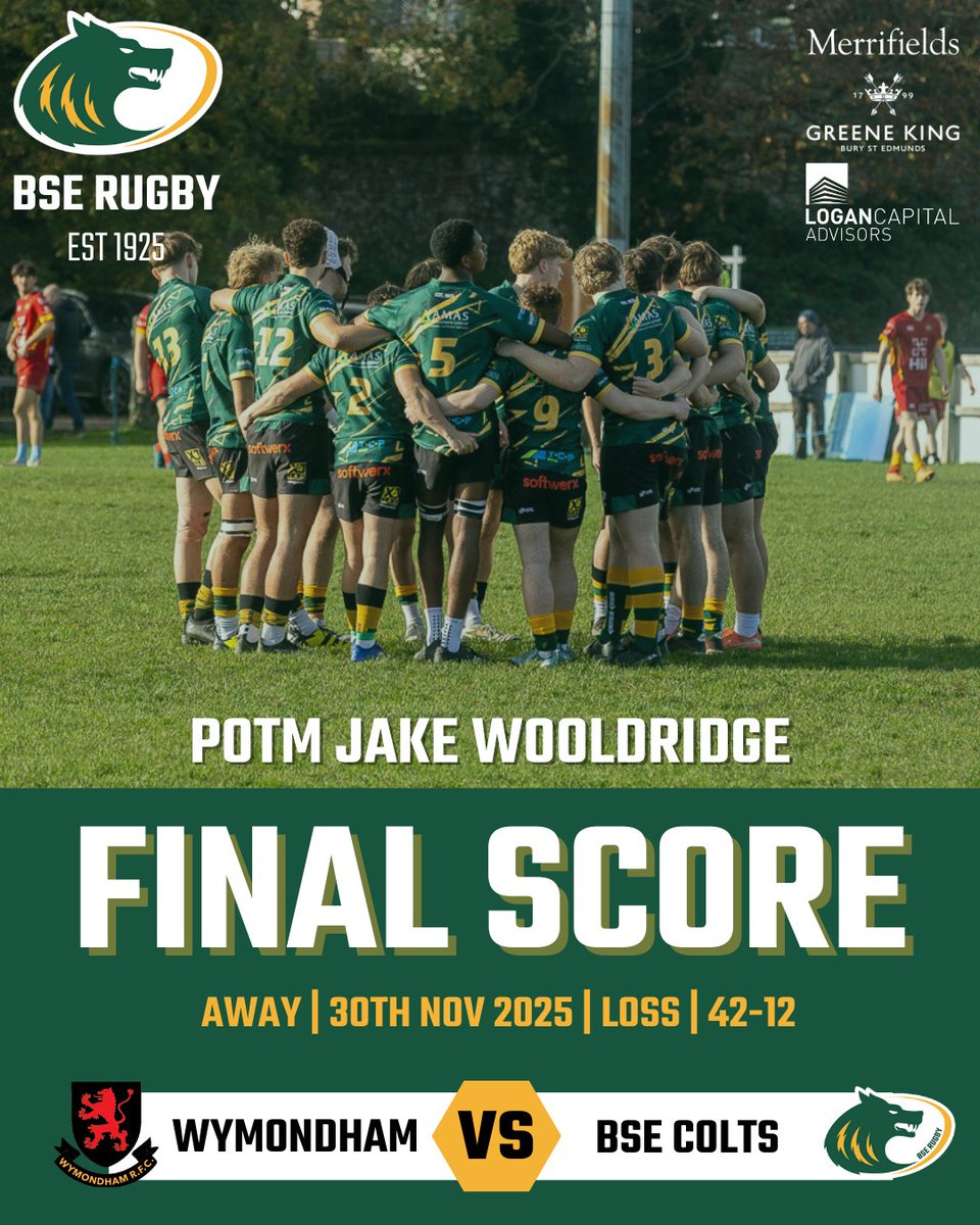 RESULTS THIS WEEK

A mixed bag of results for the teams in action at the weekend.

#Rugby #CommunityFirst #OneClub #morethanjustarugbyclub #BSERugby