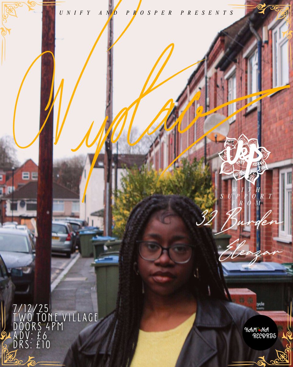This Thursday at 12pm, Brian chats with Coventry’s own Nyotaa about her creative journey and her upcoming headlining show with Unify &amp; Prosper on 7th Dec at 2Tone Village. You don’t want to miss it! #HillzFM #CovMusic #Nyotaa #UnifyAndProsper #2ToneVillage #LocalTalent