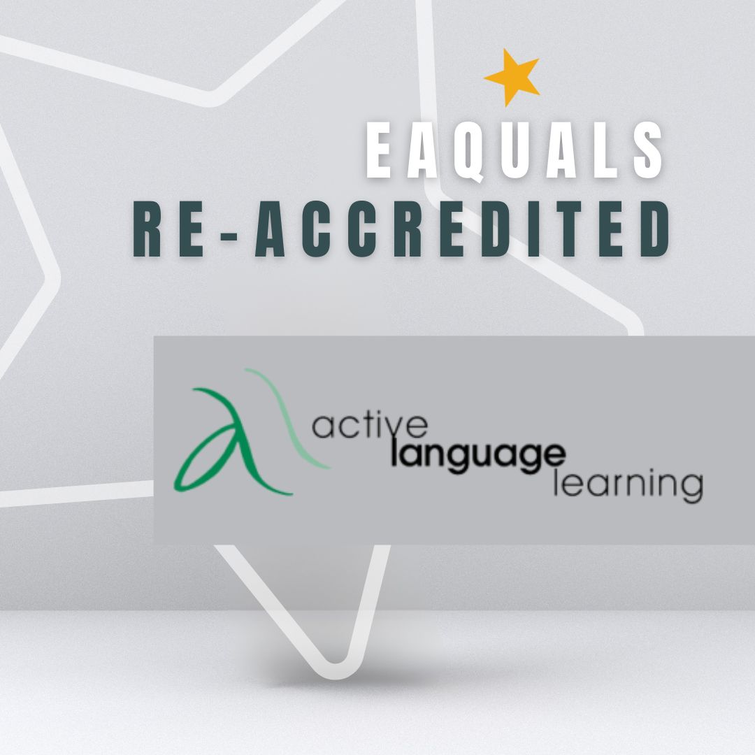 Congratulations to Active Language Learning on being re-accredited by Eaquals for another 4 years.

A well-deserved recognition of the team’s continued commitment to quality and professionalism.

#EaqualsAccreditation #LanguageLearning #QualityEducation