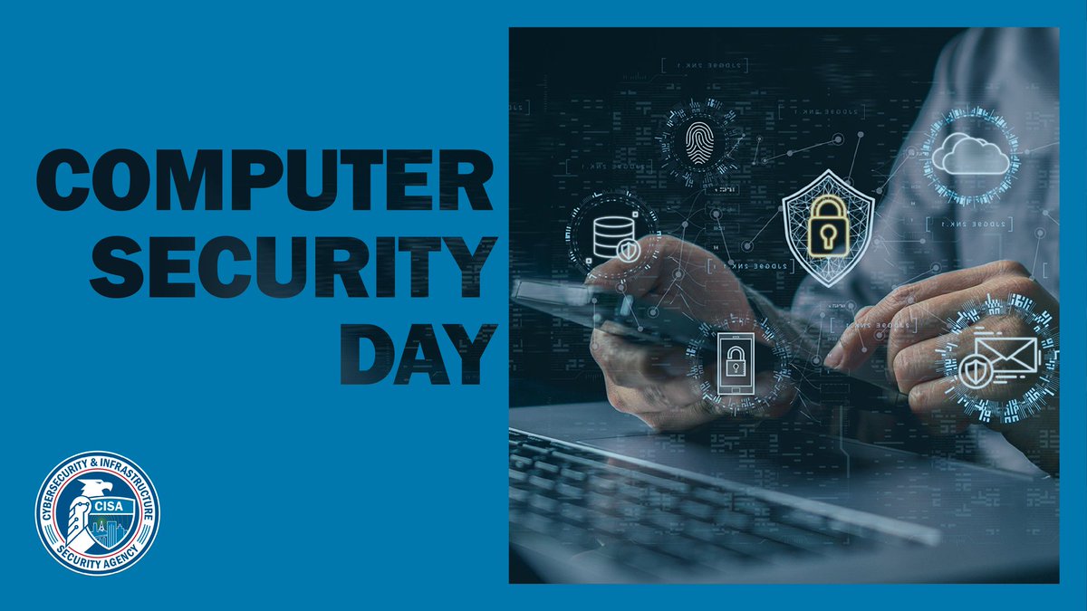 CyberSecAllies's tweet image. It’s #ComputerSecurityDay! Yes, it&apos;s a thing. Your computer holds your life—memories, money, work. Treat it like it matters:

🔐 Strong passwords
🛡️ MFA
💾 Backups