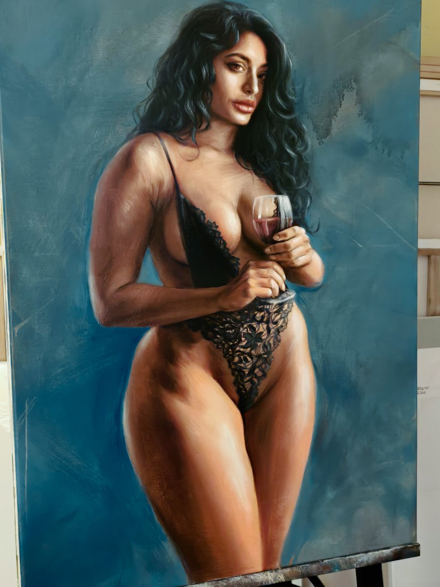gustavoverrera's tweet photo. Tann Beauty Oil on Canvas . #art #paintint https://t.co/R70EYorvKF