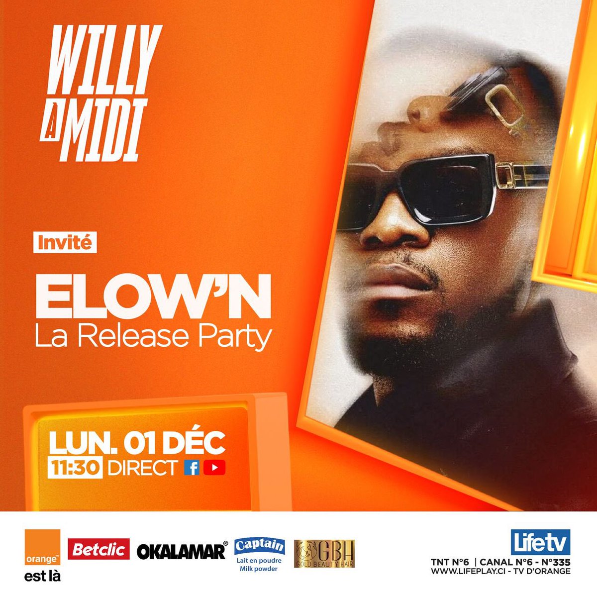 LA RELEASE PARTY
C’EST MAINTENANT SUR LIFE TV