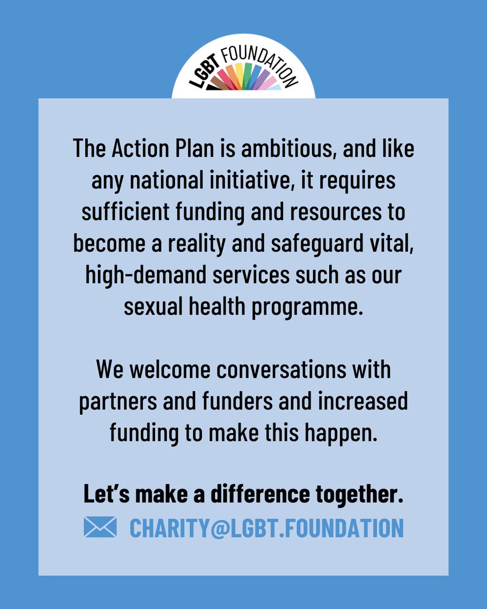 LGBTfdn's tweet image. A statement from LGBT Foundation on the government's new HIV Action Plan: lgbt.foundation/lgbt-foundatio… ❤️

#WorldAidsDay #HivActionPlan #ZeroHiv #EndHivStigma #LgbtqHealth #SupportNotStigma