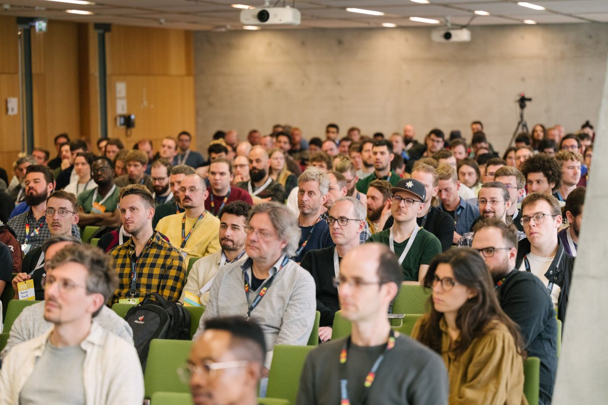 PyConDE's tweet image. Who will you meet at PyCon DE &amp;amp; PyData 2026? 🤝
This year: 25 % data scientists, 22 % software engineers, 10 % data engineers.
~45 % intermediate &amp;amp; ~40 % advanced professionals.
Join us in Darmstadt 14–16 Apr + Masterclasses on 17 Apr.
#PyConDE #PyData #Python #AI #Community