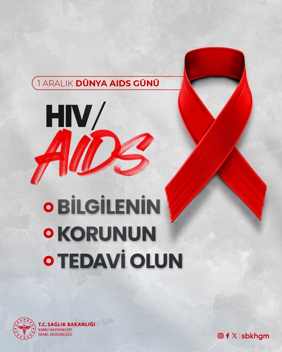 HIV/AIDS 
🔴BİLGİLENİN
🔴KORUNUN
🔴TEDAVİ OLUN
#duenyaaidsguenue 
#Diyarbakır #SEDH