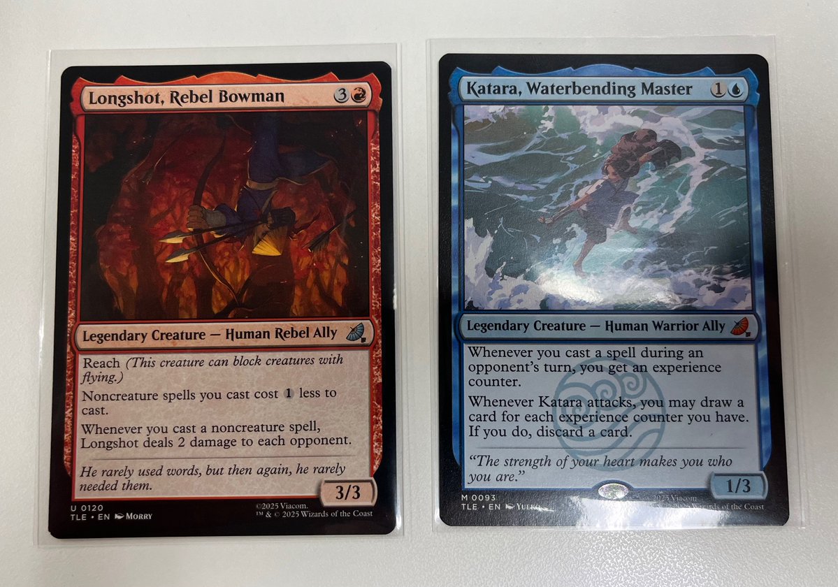 【入荷情報】
話題沸騰中！

叛徒の弓使い、ロングショット
enndalgames.com/product/TLE-UR…

水の技の達人、カタラ
enndalgames.com/product/TLE-MU…

入荷しました！
どちらも現品限りですのでお見逃しなく！