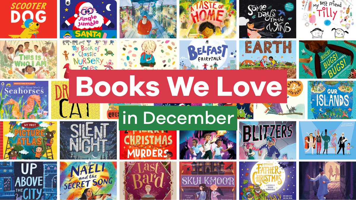 Booktrust's tweet photo. December is here, which means a whole load of brilliant new children's books for us to enjoy!

We've picked out some of our favourites, from stories to get you into the festive spirit to titles that would make fantastic gifts and lots more besides 📚

https://t.co/QhUEx7PQf3 https://t.co/0UWVwwAJvK
