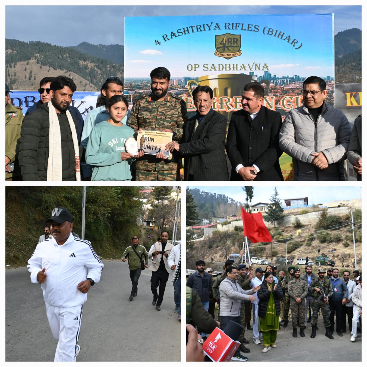 Superbi67139951's tweet image. 4 Rashtriya Rifles organised a spirited Run for Unity in Bhaderwah, promoting national integration and collective strength. Local youth participated with high enthusiasm, reflecting unwavering commitment towards unity and harmony. 🇮🇳
 #IndianArmy #Bhaderwah
#RunForUnity
