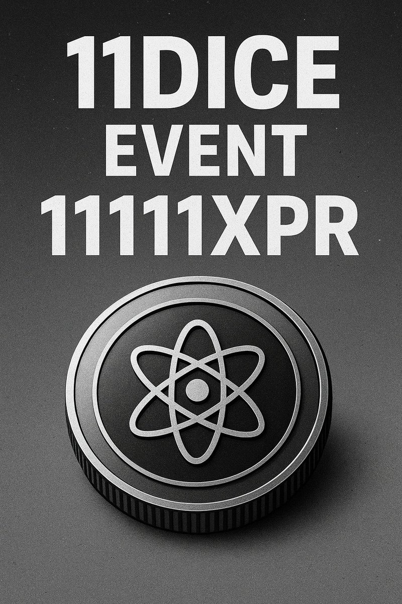 11dicexpr's tweet image. Last Donate 11111 XPR Event
Please tag a friend who wants to tell you $XPR, people around you or XPR Fam or METAL Fam!
11dice.xyz
#XPR #XPRNetwork #ACHAIN #METAL #METALBLOCKCHAIN