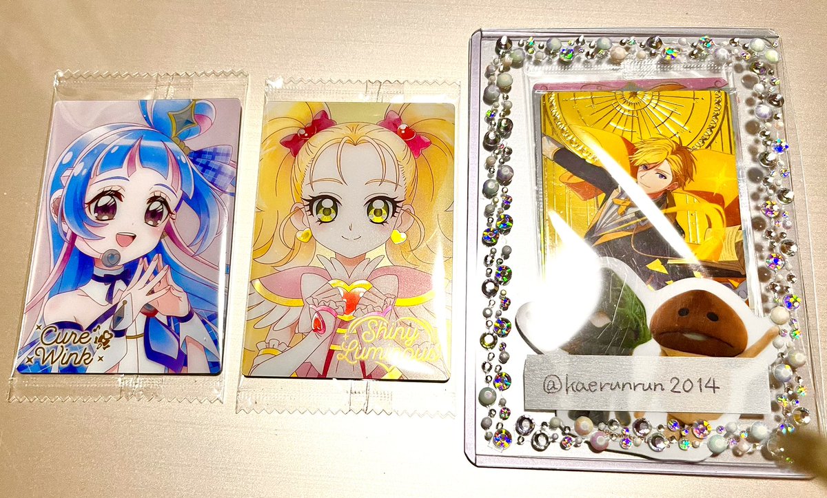 交換】 プリキュア ウエハース 12 譲→HR（ルミナス、ウインク） 求