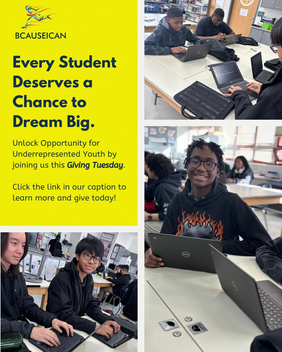 bcauseicandmv's tweet image. Every Student Deserves a Chance to Dream Big.

Your support creates opportunity and access.

Learn more and support us today: givelocaltogether.org/o/bcauseican