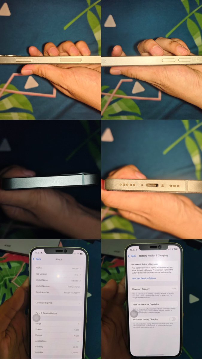 rubykayllee's tweet image. #WTS want to sell

Iphone 12/64GB inter (tosca)

4,5jt, bisa nego

+ Face id &amp;amp; true tone (aman)
+ Free Case

Minus
Bh service (71%), lecet sedikit di samping kamera tapi ga ngaruh ke kameranya

Aku di daerah Jakarta Timur, yaa