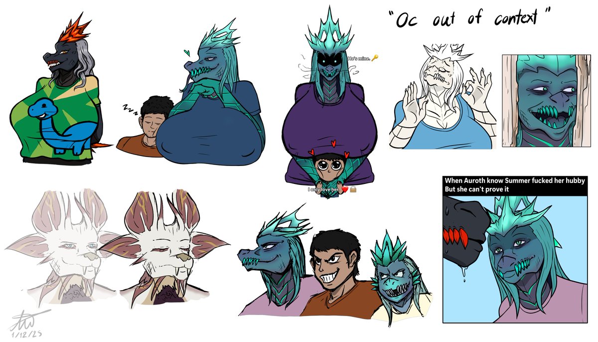 Mr.Undead & Wyvern family tweet media