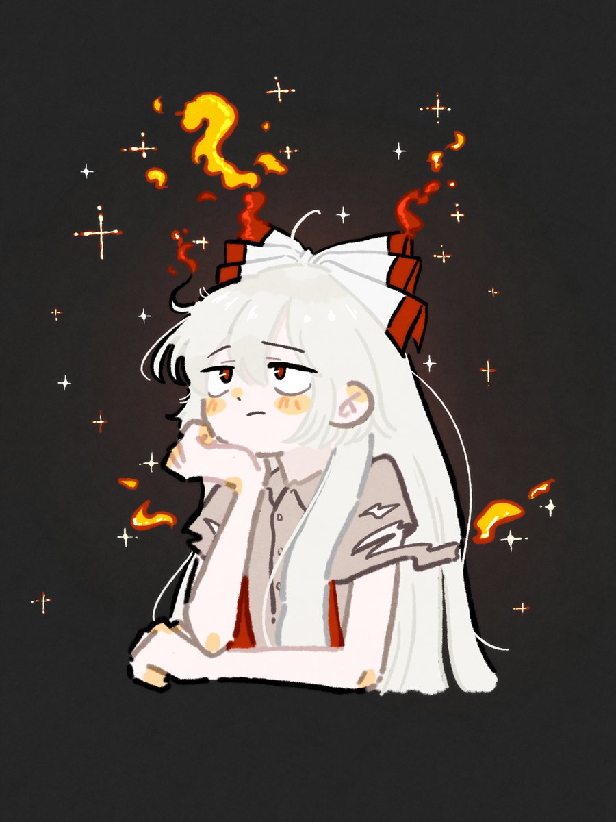 🔥ﾎﾞ…
#東方
#藤原妹紅