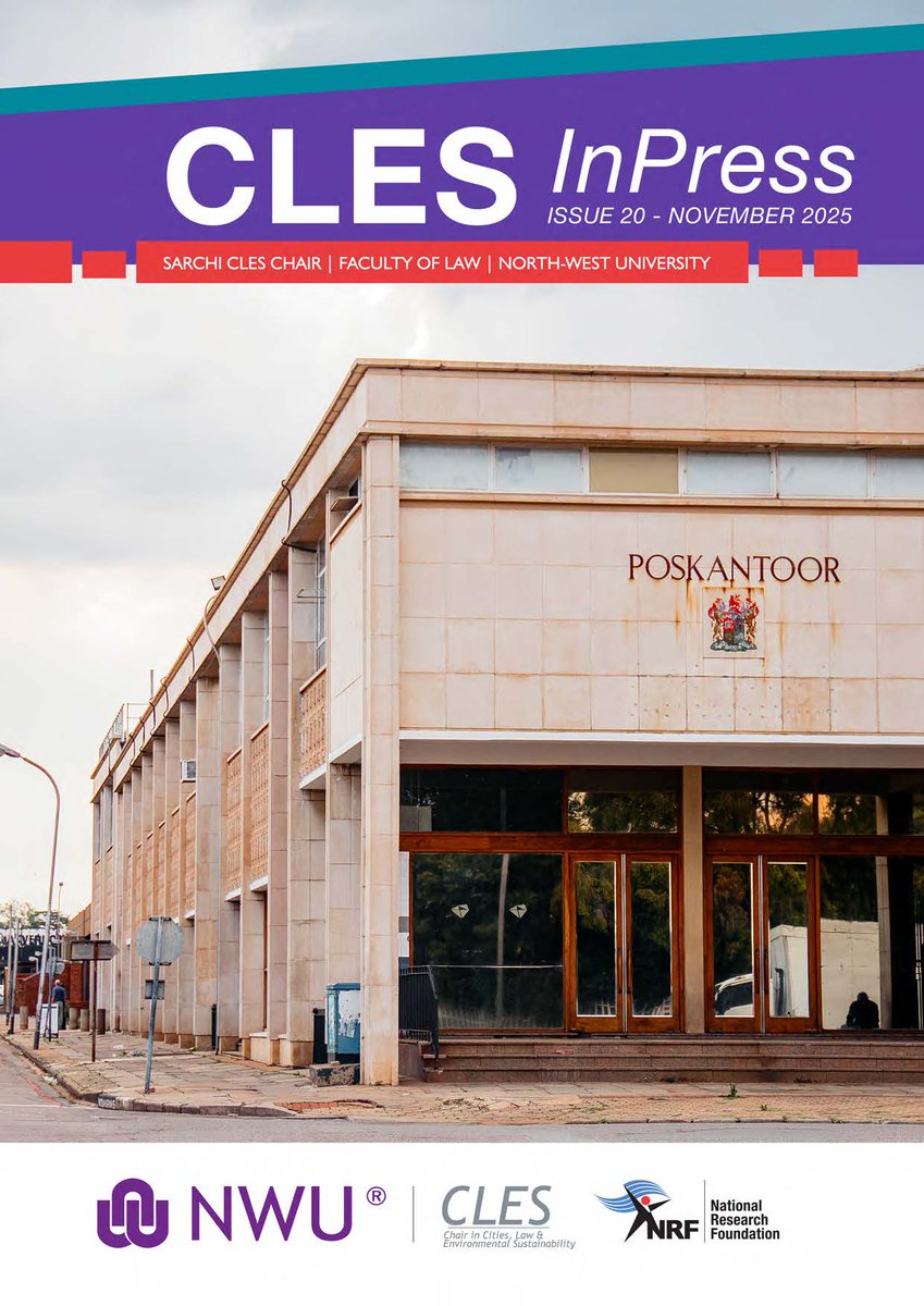 SARChI Cities, Law & Environmental Sustainability tweet media