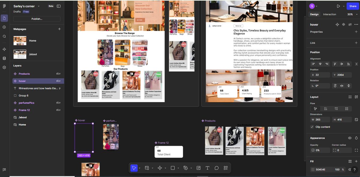 MwakaSarley's tweet image. From components to hover effects, I designed full webpages using #figma  at our UI/UX session with Madam @JoanNabusoba ✔️ at the CodeHack Women in Tech Accelerator program by @pwaniteknowgalz . Creativity + tech = magic!
#womenintech #CodeHack #FigmaAI #FutureOfWork