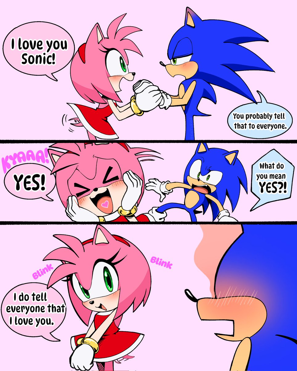 KaiYuki04's tweet photo. I love you♡
#SonAmy #amyrose #SonicTheHedgehog https://t.co/9NnXKHIwm8