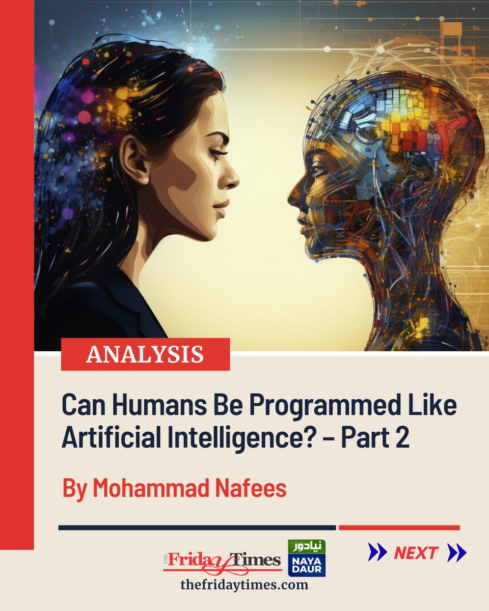 TFT_'s tweet image. The next Renaissance depends on courage: if we code fear into our machines, they will inherit our silence. If we code curiosity, they will extend our freedom.
By Mohammad Nafees

Read more: thefridaytimes.com/30-Nov-2025/ca…

#AI #ArtificialInteligence #Digital #AIandFinance #TechPhilosophy