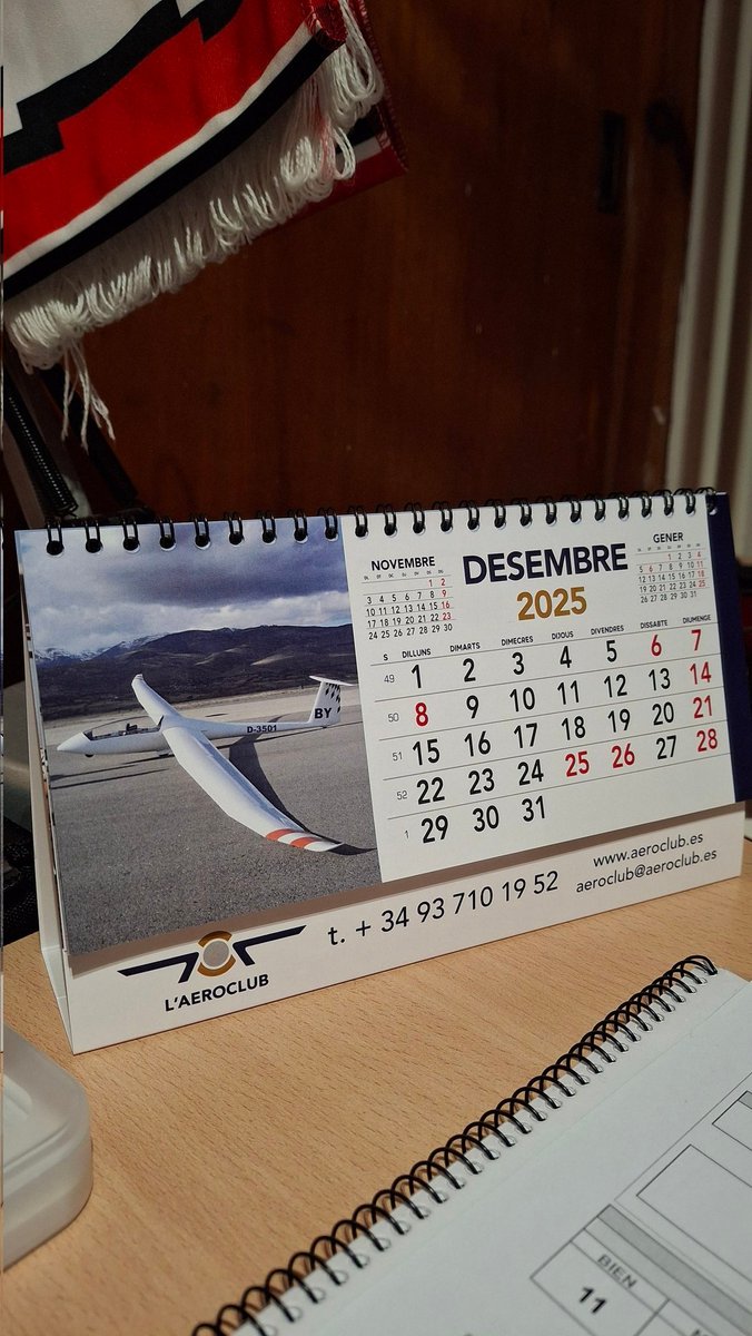 __Geraard's tweet photo. Com mola aquest inici de desembre: bon cros, empat del Girona - Madrid,  calendari d'Advent, hotel suís, fotón al calendari de l'aeroclub... https://t.co/n2t6C41h0y
