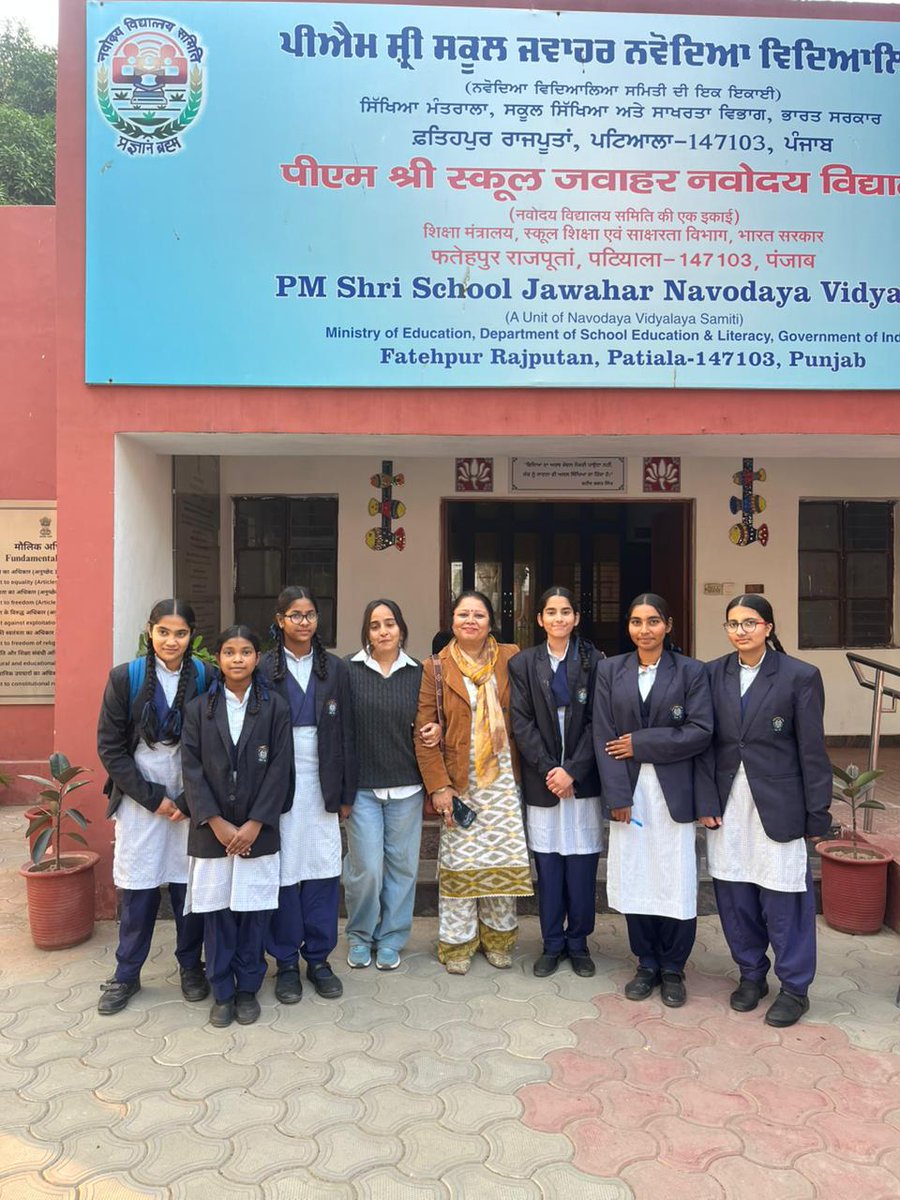 jnv_patiala's tweet image. All India Radio Aakashvani–Patiala recorded a special Children’s Programme WITH students of JNV Patiala, guided by Ms. Jasmine on 24 Nov 2025 under the Bagless Activity Campaign. A proud and enriching experience for our students!”#baglessdays
#nvs #JNV
@NVS_HQ
@NVSHqNoida
@ChdNvs