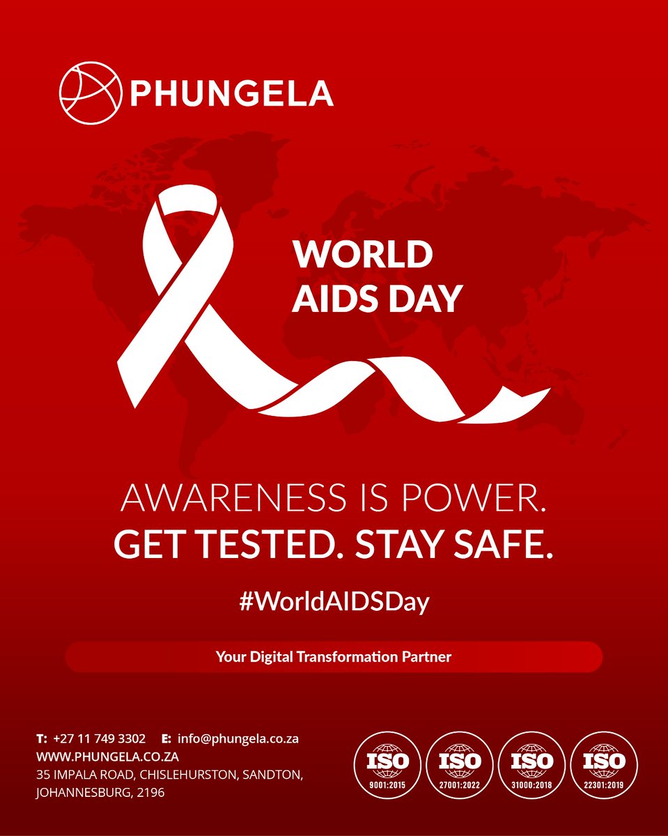 Today, we stand together in the fight against HIV/AIDS. Awareness, prevention, and compassion save lives. Let’s continue to educate, support, and break the stigma. ❤️🩸#Phungela #WorldAIDSDay2025 #EndHIVStigma #EndHIV