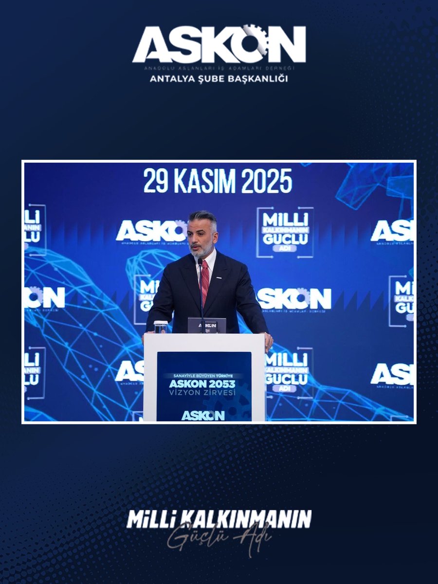 🚀 ASKON 2053 Vizyon Zirvesi’nde Antalya Olarak Güçlü Şekilde Yer Aldık