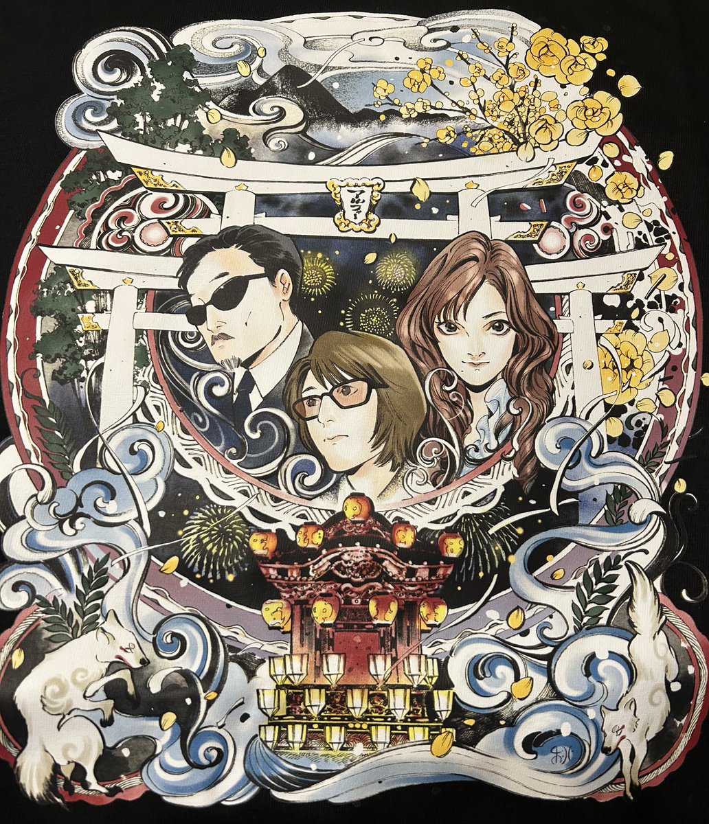 51年目の冬祭り　桃桃子(ピーチモモコ) × THE ALFEEコラボTシャツ 51年目の冬祭り 桃桃子(ピーチモモコ) × THE ALFEEコラボTシャツ 【桃