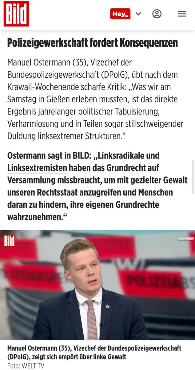 Wenn wir nach diesen erschütternden Bildern nicht endlich den politischen Willen aufbringen, den entschlossenen rechtsstaatlichen Kampf gegen linksextremistische Netzwerke auszurufen – und ihn dann auch tatsächlich umzusetzen – werden diese Antidemokraten unsere Demokratie Stück