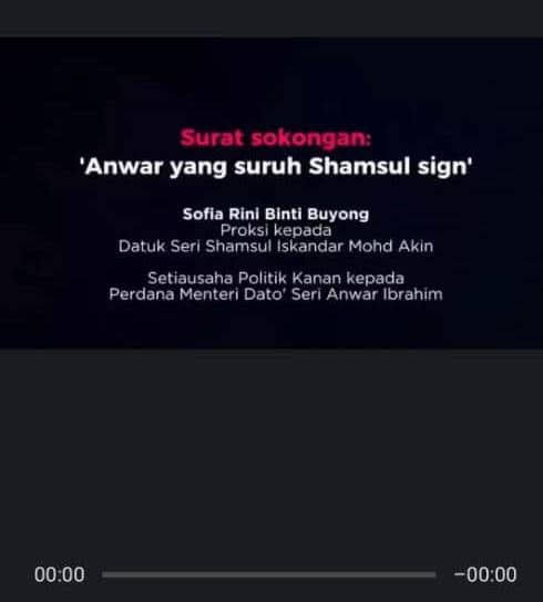Timbul lagi 𝗔𝗡𝗪𝗔𝗥 𝗬𝗔𝗡𝗚 𝗦𝗨𝗥𝗨𝗛 𝗦𝗛𝗔𝗠𝗦𝗨𝗟 <a href="/shamsuliskandar/">Shamsul Iskandar Mohd Akin</a> 𝗦𝗜𝗚𝗡 𝗦𝗨𝗥𝗔𝗧 𝗦𝗢𝗞𝗢𝗡𝗚𝗔𝗡. 

Semakin parah isu ini dan sekarang 𝗻𝗮𝗺𝗮 𝗔𝗻𝘄𝗮𝗿 𝗜𝗯𝗿𝗮𝗵𝗶𝗿𝗶𝗺 𝗺𝘂𝗹𝗮 𝘁𝗲𝗿𝗽𝗮𝗹𝗶𝘁. 𝗣𝗘𝗥𝗦𝗘𝗣𝗦𝗜 𝗮𝘁𝗮𝘀 𝗔𝗻𝘄𝗮𝗿 𝗜𝗯𝗿𝗮𝗵𝗶𝗺