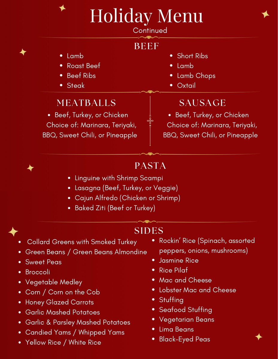OnthemenuC's tweet photo. Holiday bookings are officially open! 

Reserve your Christmas Eve, Christmas Day, and New Year’s Eve catering.

Text “Holiday Menu” to 215-716-4388, or use the link in our bio to send in your request.
Booking closes December 20th.

Servicing #Philly #Newjersey #Delaware https://t.co/PqxVqIkCwx
