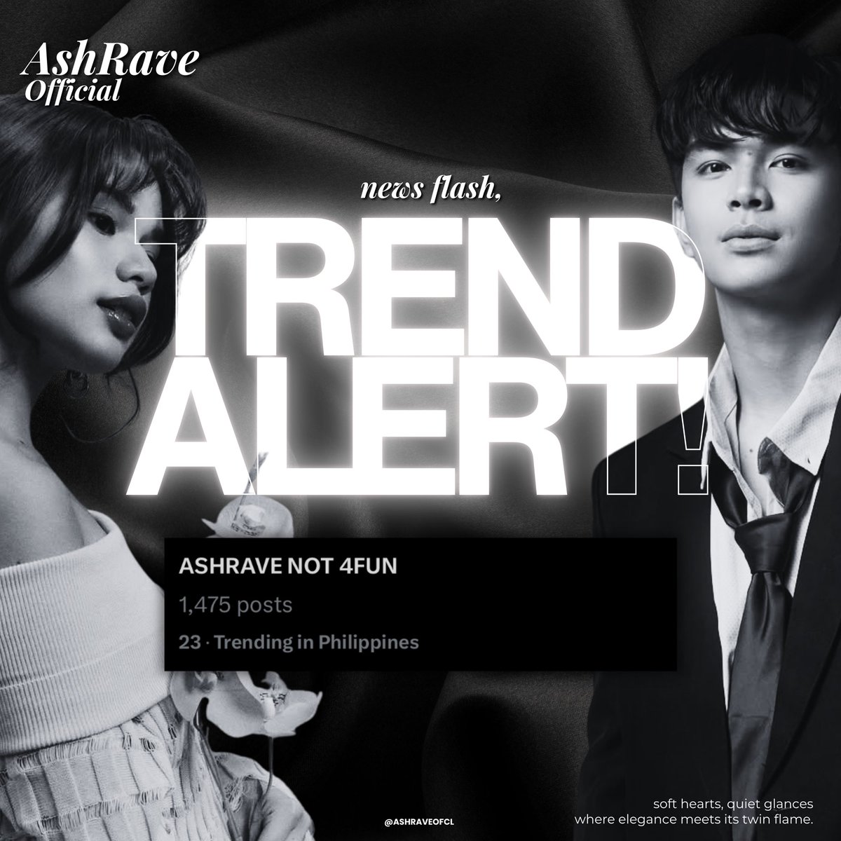 𝐖𝐄’𝐑𝐄 𝐓𝐑𝐄𝐍𝐃𝐈𝐍𝐆!

The hype is still ON! Keep on tweeting, RAVLEYS! Malay natin baka may ayuda mamaya? ;)

ASHRAVE NOT 4FUN