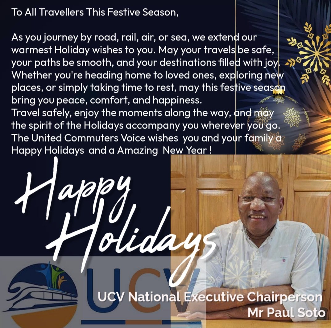 ucvwcpro's tweet photo. Message from the office of the National Executive Chairperson Mr Paul Soto https://t.co/kQDQ3pvPK7