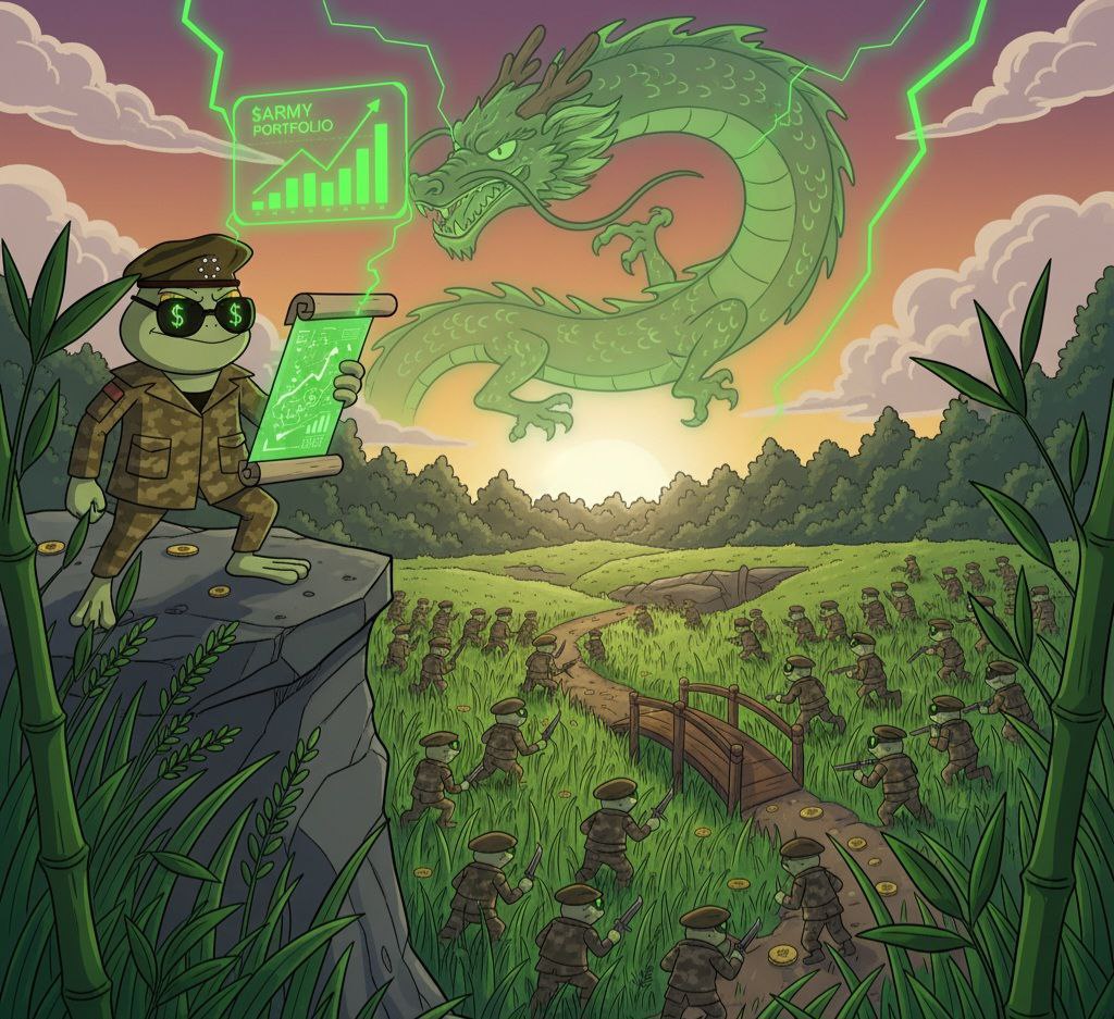 <a href="/MobiusNikey/">JERSERS</a> <a href="/itsFoxCrypto/">Fox Crypto</a> <a href="/armycoinsol/">Army</a> Soldiers are accumulating dips on $ARMY. Our strongest conviction ever. Solid community, leadership on point, transparent dev and we are pushing harder every day.