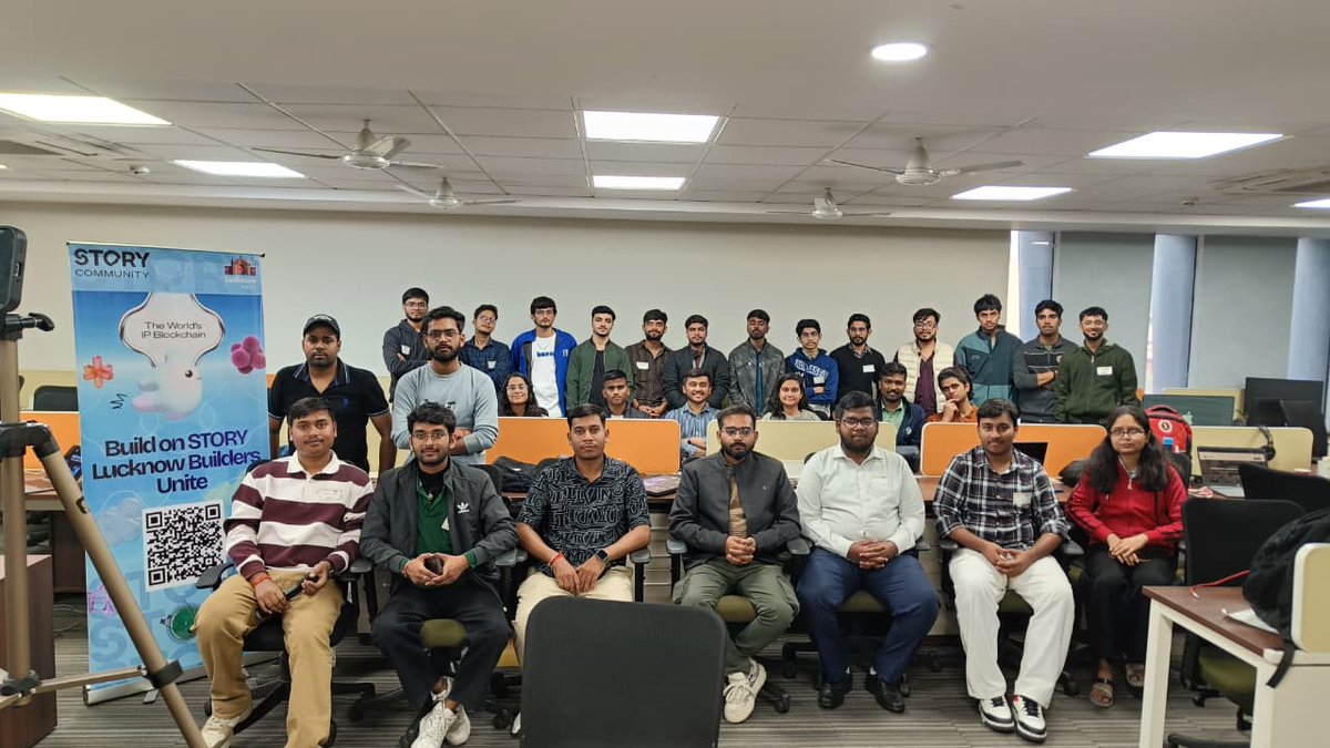 Lucknow_DAO's tweet photo. And that’s a wrap!

Build on STORY: Lucknow Builders Unite concludes with:
✨ Incredible projects
✨ New friendships
✨ Real learning
✨ Builder momentum
✨ And a stronger Lucknow Web3 community

Thank you builders Lucknow BUILT today. https://t.co/CaphwOCFD8