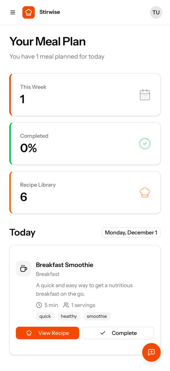 Following weeks of dev work, early access is set to open soon, exclusively for those on the waitlist. If you're already signed up, keep a lookout in your inbox—invites are being sent soon. stirwise.app 
#EarlyAccess #ProductLaunch #Startup #Innovation #Waitlist