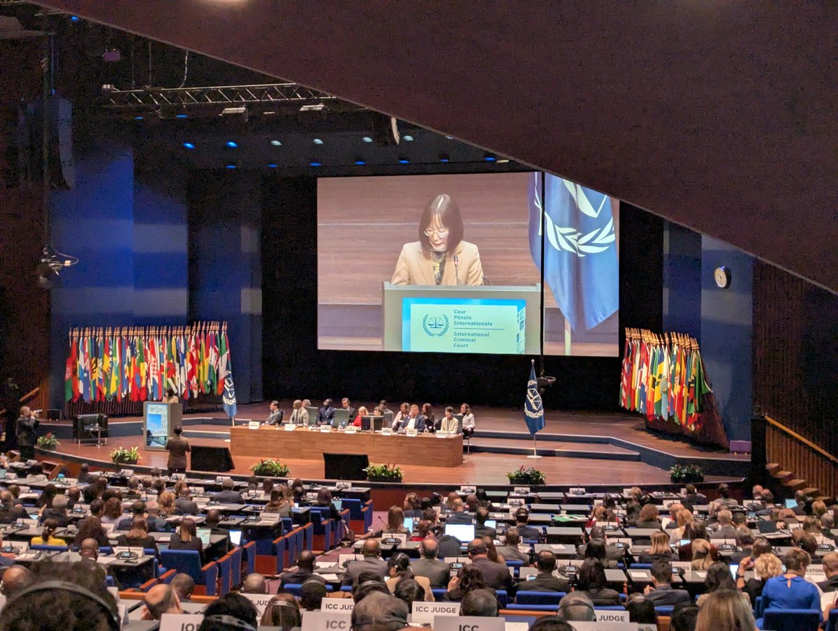 fidh_en's tweet image. ICC President, Judge Tomoko Akane addressing the opening Plenary: “We need you [civil society] now more than ever. [...] We know the current circumstances are also affecting you, but we beg you to continue to support our cause. Better times will come.”