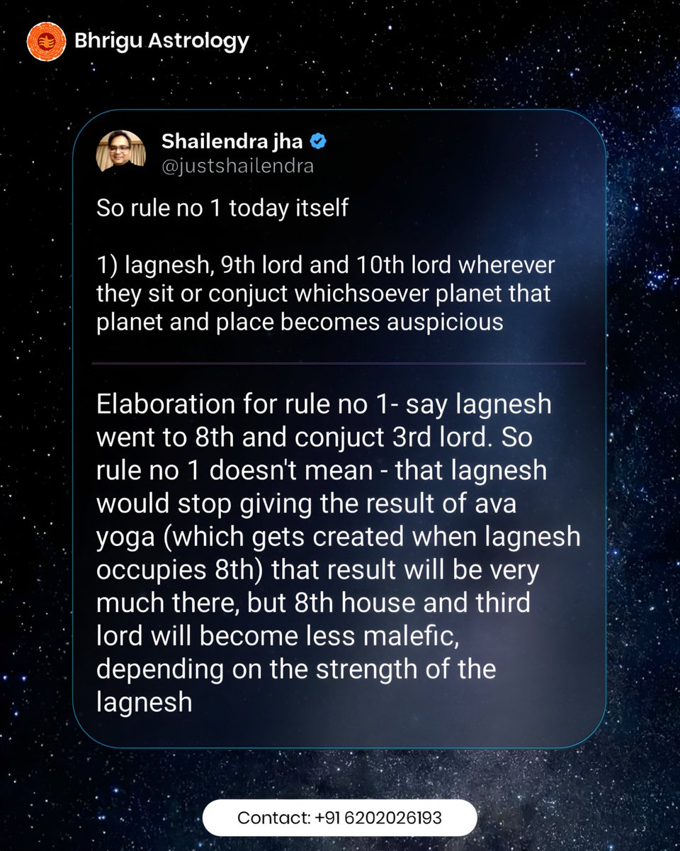 BetterLifeDvine's tweet photo. “Decoding the 55 Basic Rules of Parāśari Astrology — the timeless blueprint that reveals why events happen, not just what happens.
Stay tuned as we unfold the ancient logic behind destiny, one rule at a time.”
#ParashariAstrology #VedicWisdom #AstroDecode #JyotishBasics https://t.co/uF3jtQpliB