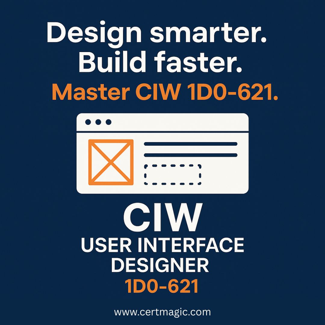 certmagictalks's tweet photo. Great design isn’t luck — it’s skill.
Master CIW 1D0-621 and create experiences users love. ✨
https://t.co/aKVCneEeOt
#userinterfacedesign #ciwexam #UIUXCommunity #itcertificationdumps #ITEXAM #ExamGuide https://t.co/i1tZ7WOxjd