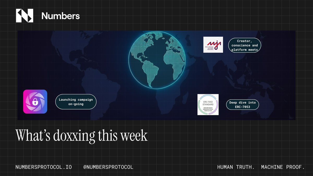 numbersprotocol's tweet image. GM2 😼 Monday Doxx is back.

First: a quick reminder because some of you still haven’t farmed your free ammo.
ProofSnap launch campaign is STILL running (until Thursday).

If you’ve installed the ProofSnap extension from Chrome Web Store, go join the launch campaign and grab…