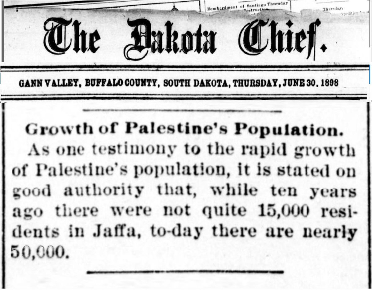 Two newspapers-one from 1898 , the other from 1933- reporting about the massive immigration of Arabs from Egypt, Syria and Lebanon, to seek work in Palestine .

Why did this massive immigration occure only then ?

Because it followed the Jewish return to their homeland. 
The Jews