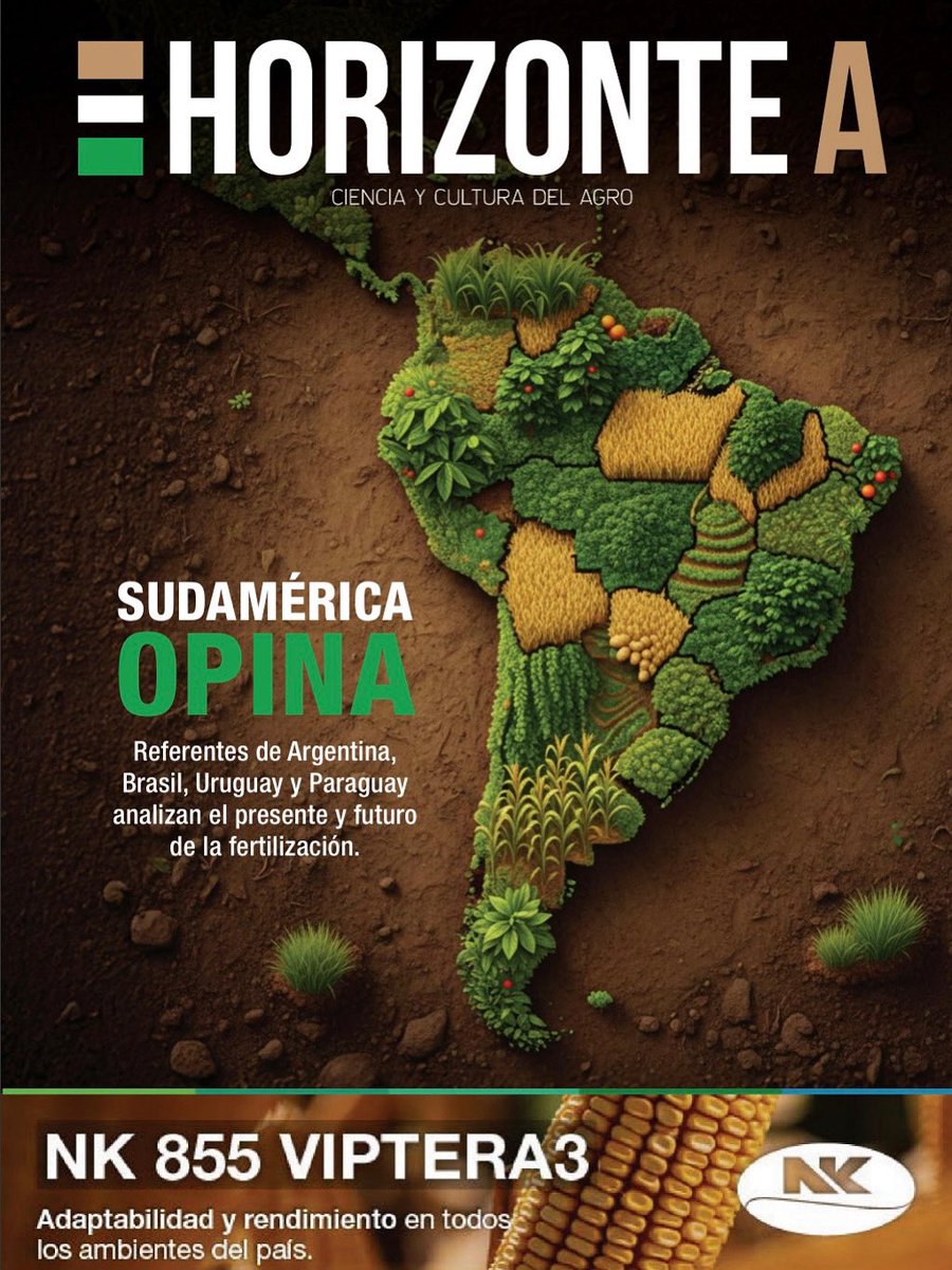 🌾 Nueva edición de Horizonte A #193 🙌

Ya salió una edición especial dedicada a Fertilizantes, junto a <a href="/FertilizarAC/">Fertilizar A.C.</a> , con análisis sobre la nutrición de maíz, soja, girasol, maní, arroz y trigo.

👀 Edición completa 👉 issuu.com/horizonteadigi…