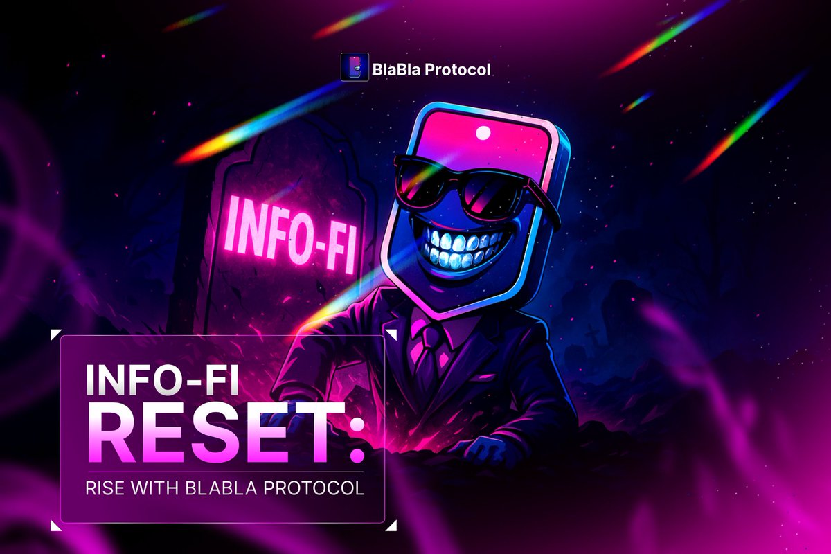 InfoFi isn’t dead, it just needs a reset.

Here’s your chance to join the platform built for fairness, collaboration, and real influence.

Pivot to BlaBla Protocol today!
