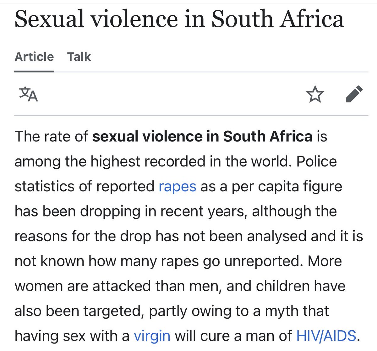 The fact that leftists believe Elon is the *WORST* thing to come out of South Africa is just a perfect illustration of their completely broken worldview. 

South Africa today is a failed state: rape capital of the world, racial killings of whites, constant black outs, insane