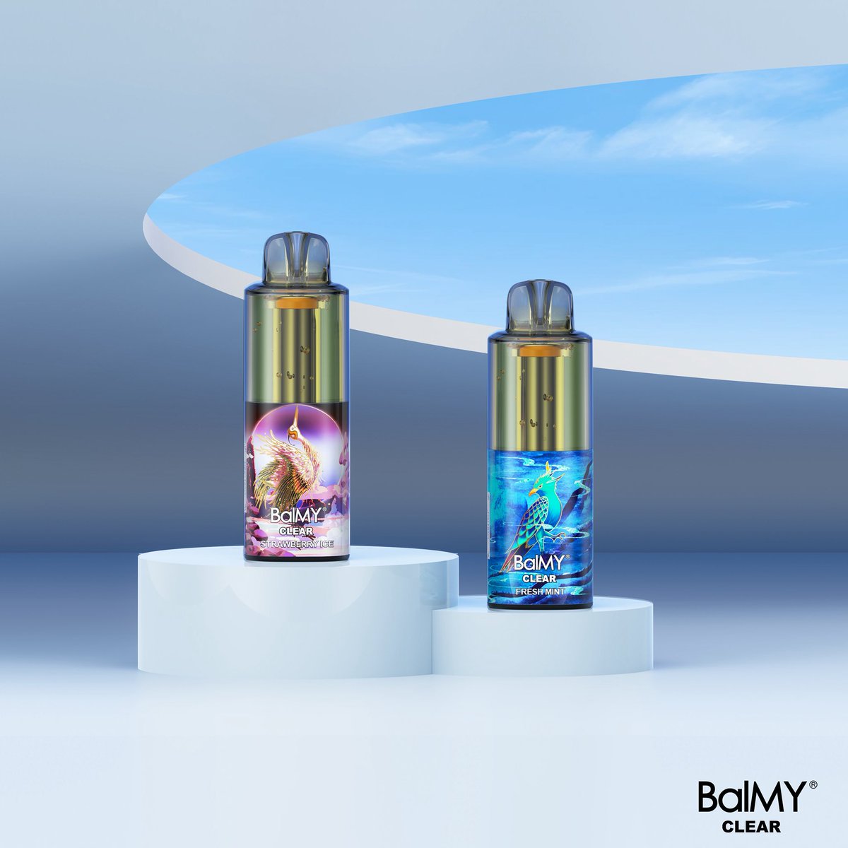 Jerrywu66193563's tweet photo. BalMY CLEAR 
Disposable with 40K puffs
Anti-leak design&amp;Vape without any waiting. https://t.co/TtwJrVxBzU